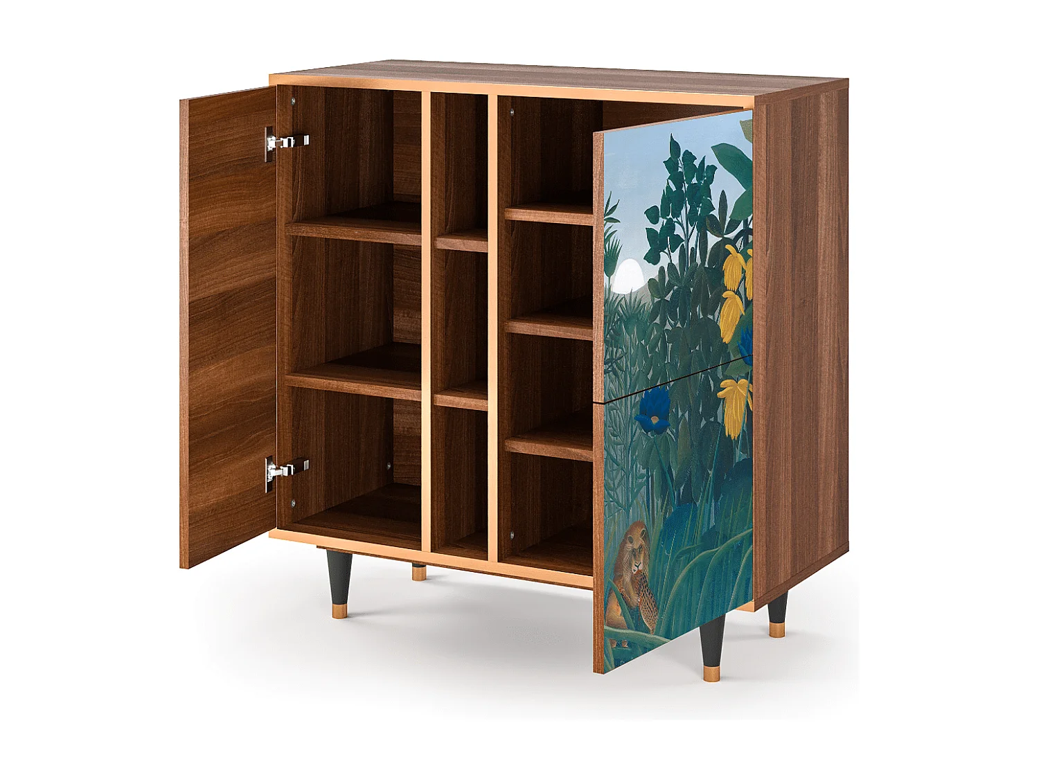 Buffet - 94х96х41 cm - BS5 - The Repast of the Lion, Noyer