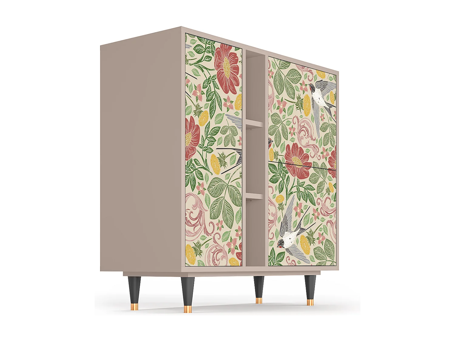 Aparador - 94х96х41 cm - BS5 - Spring Swallow, Latte