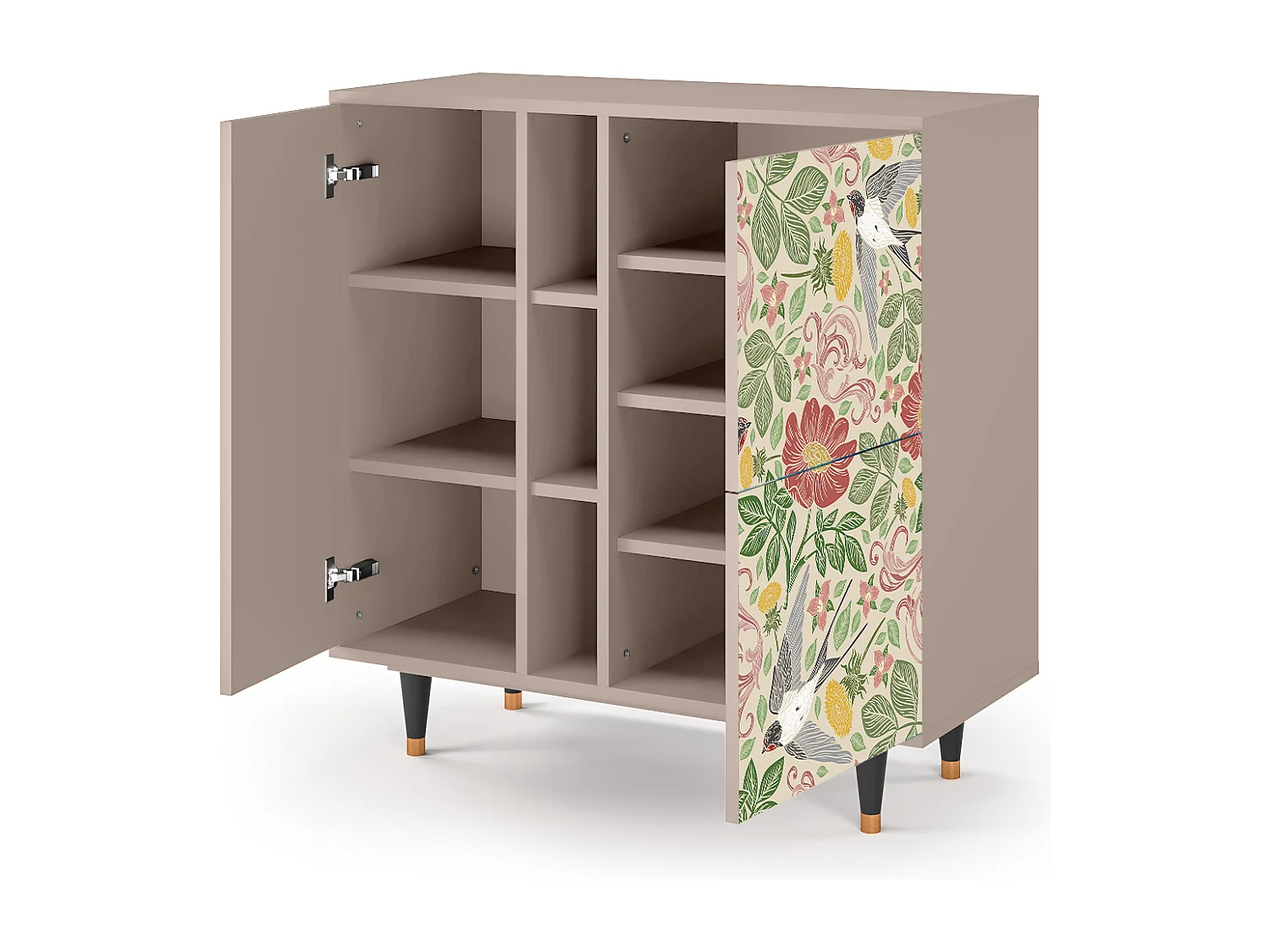 Aparador - 94х96х41 cm - BS5 - Spring Swallow, Latte