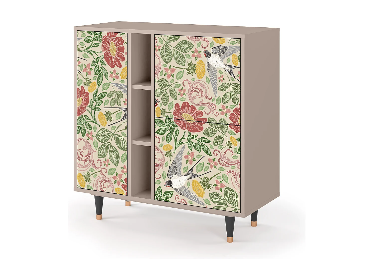 Credenza - 94х96х41 cm - BS5 - Spring Swallow, Latte