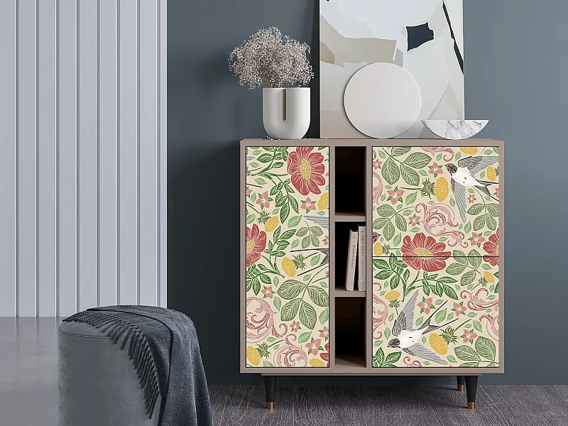 Credenza - 94х96х41 cm - BS5 - Spring Swallow, Latte