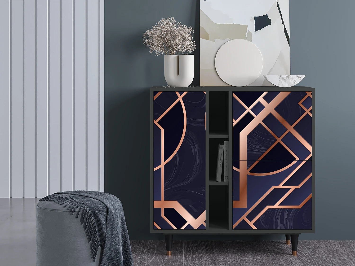 Buffet - 94х96х41 cm - BS5 - Purple Temple, Anthracite