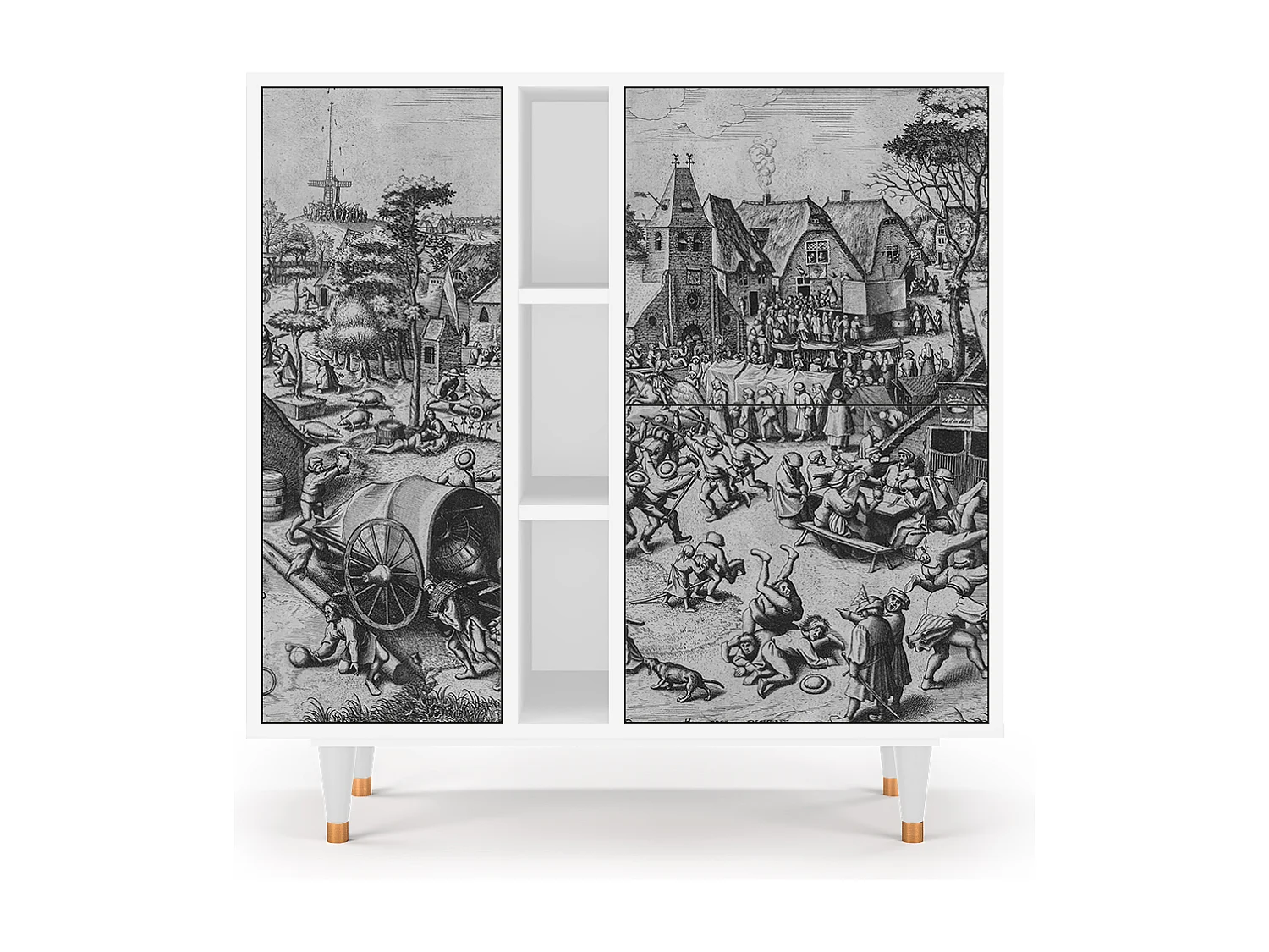 Buffet - 94х96х41 cm - BS5 - The Festival of Saint, Blanc