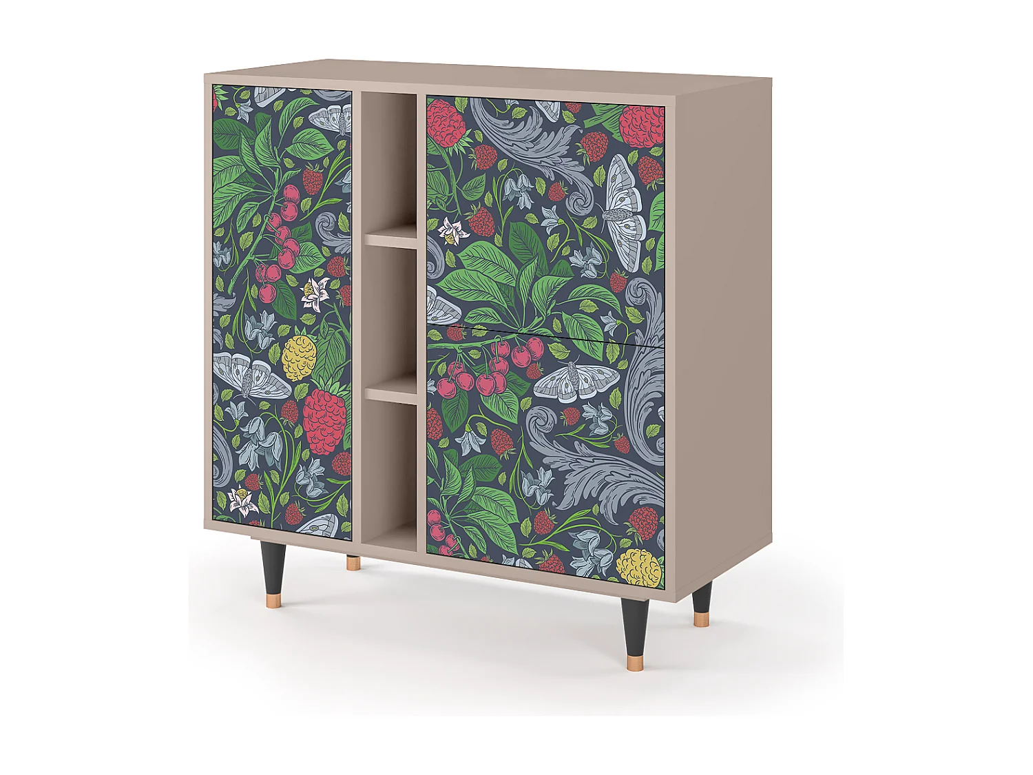 Sideboard - 94х96х41 cm - BS5 - Summer Berries, Latte