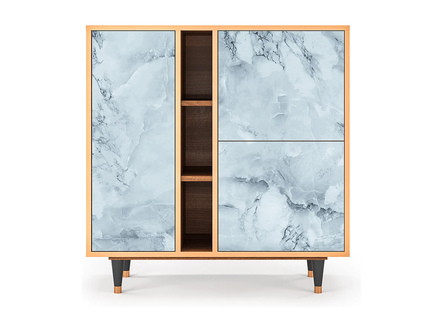 Sideboard - 94х96х41 cm - BS5 - Glacial Colour, Walnuss
