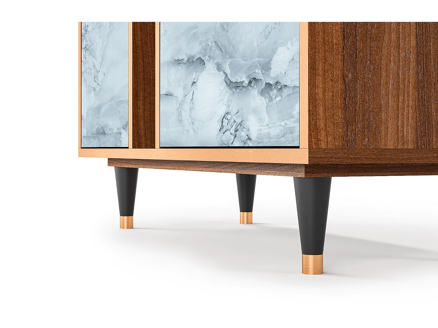 Sideboard - 94х96х41 cm - BS5 - Glacial Colour, Walnuss