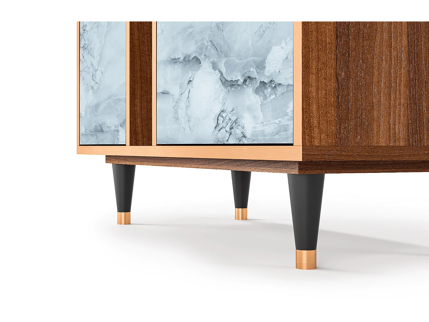 Kredens - 94х96х41 cm - BS5 - Glacial Colour, Orzech