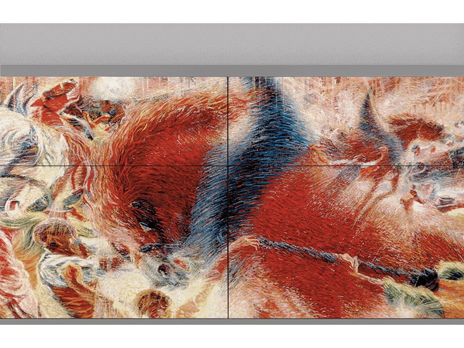 Credenza - 115x85x48 cm - BS4 - The City Rises, Grigio