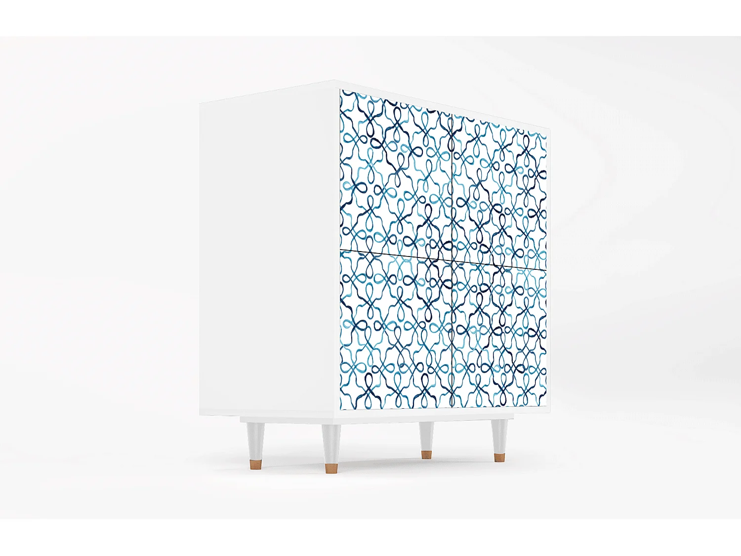 Buffet - 94x96x48 cm - BS3 - Marine Strings, Blanc