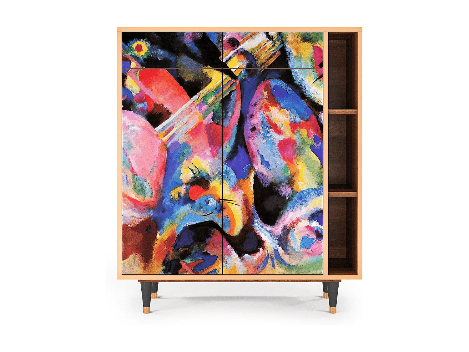 Aparador - 96х110х41 cm - BS6 - Kandinsky, Nogal