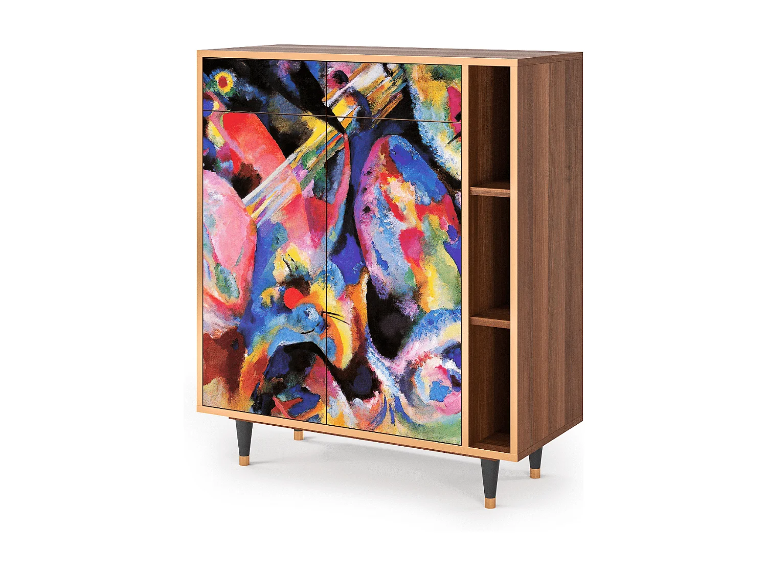 Buffet - 96х110х41 cm - BS6 - Kandinsky, Noyer