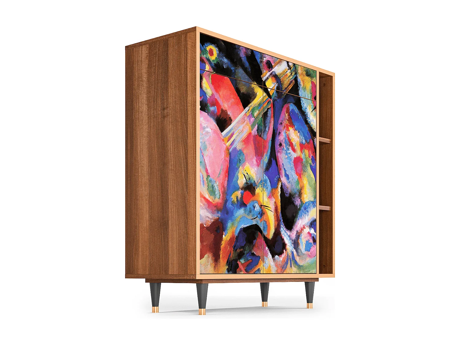 Buffet - 96х110х41 cm - BS6 - Kandinsky, Noyer