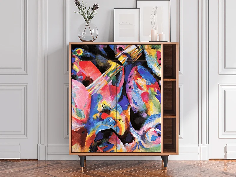 Buffet - 96х110х41 cm - BS6 - Kandinsky, Noyer