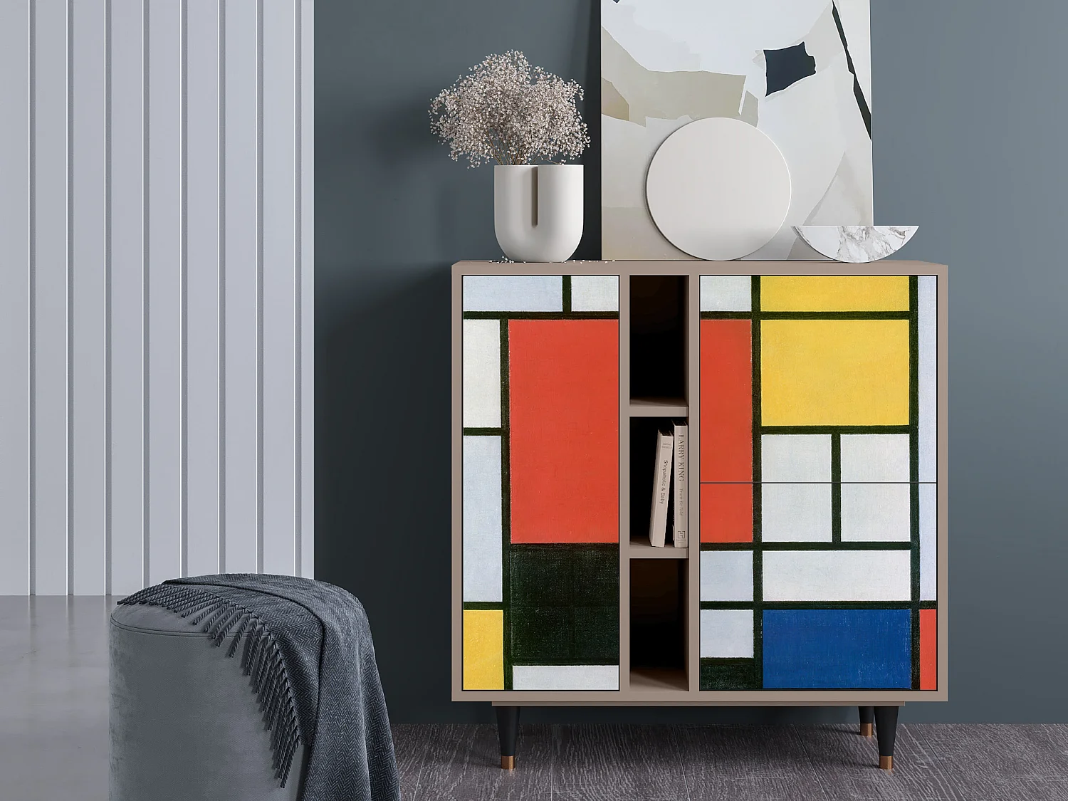 Buffet - 94х96х41 cm - BS5 - Composition, Latte