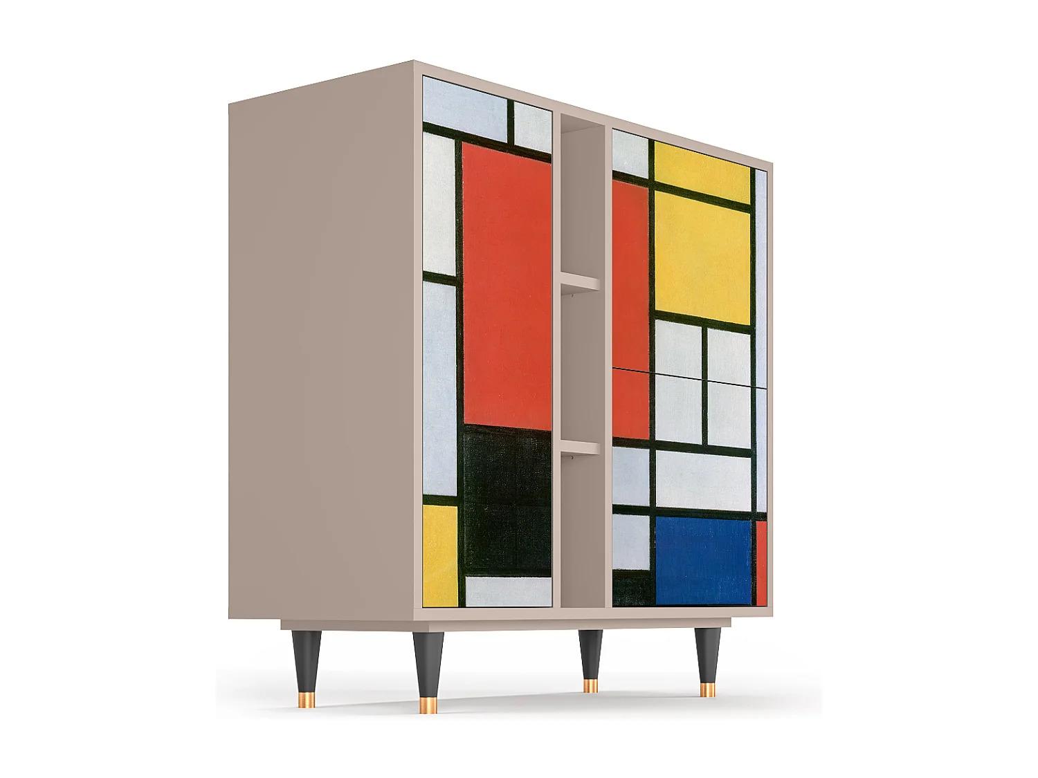 Buffet - 94х96х41 cm - BS5 - Composition, Latte