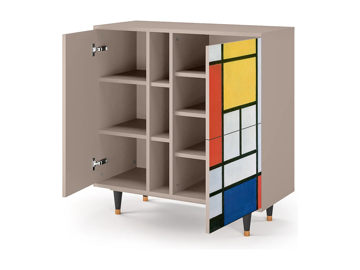 Buffet - 94х96х41 cm - BS5 - Composition, Latte