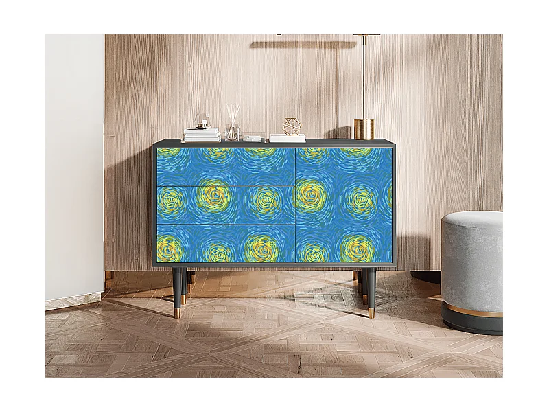 Sideboard - 115х84х41 cm - S3 - Van Gogh Lights, Anthrazit