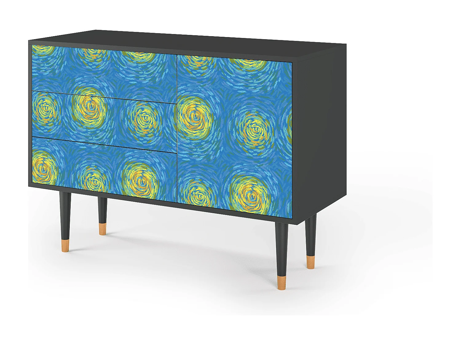 Buffet - 115х84х41 cm - S3 - Van Gogh Lights, Anthracite