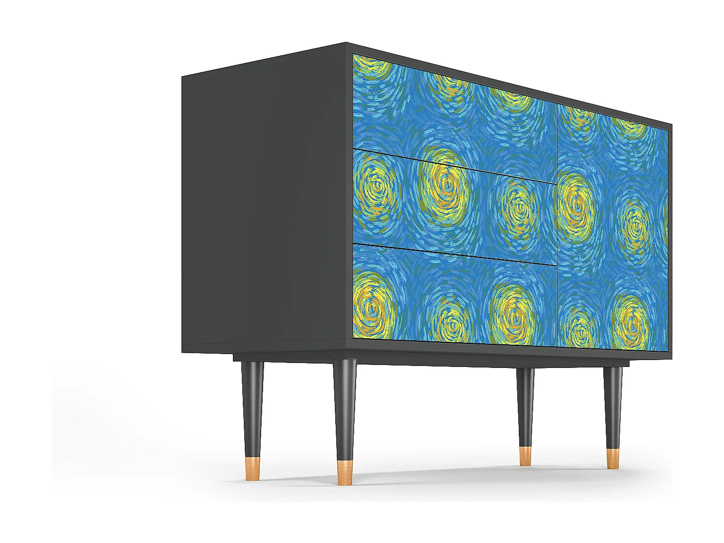 Buffet - 115х84х41 cm - S3 - Van Gogh Lights, Anthracite