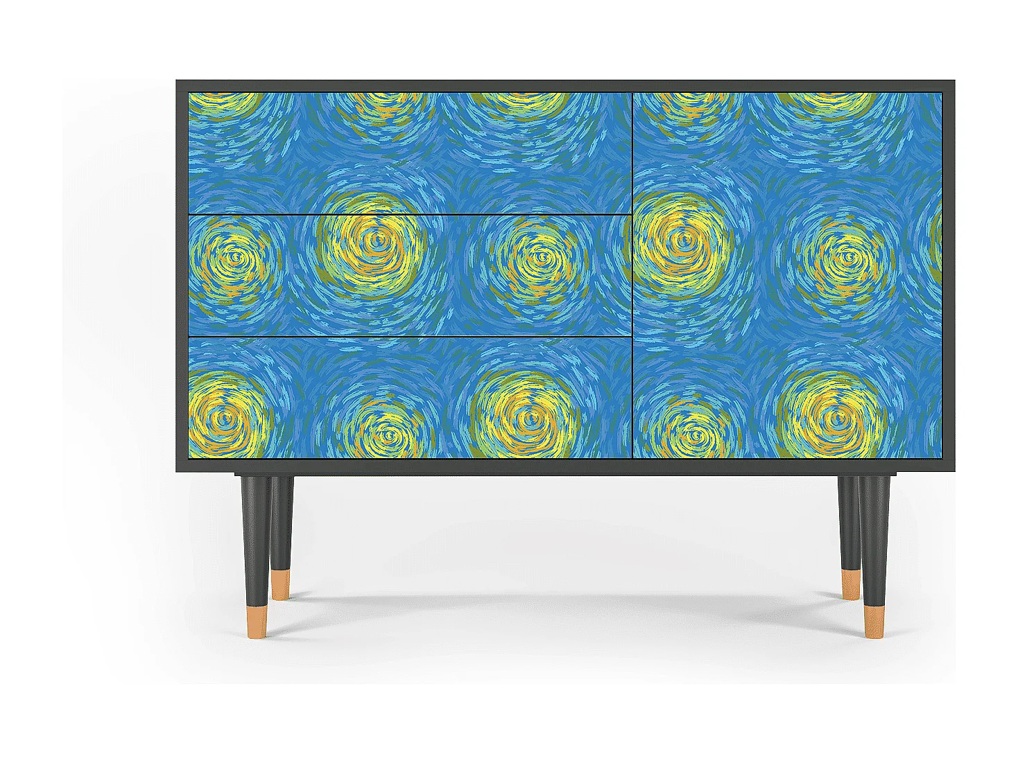 Buffet - 115х84х41 cm - S3 - Van Gogh Lights, Anthracite