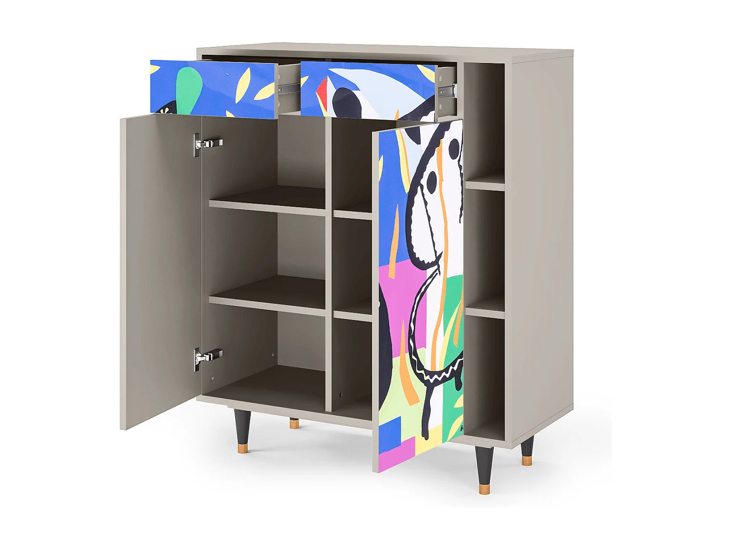 Dressoir - 96х110х41 cm - BS6 - La Tristesse du Roi, Zand