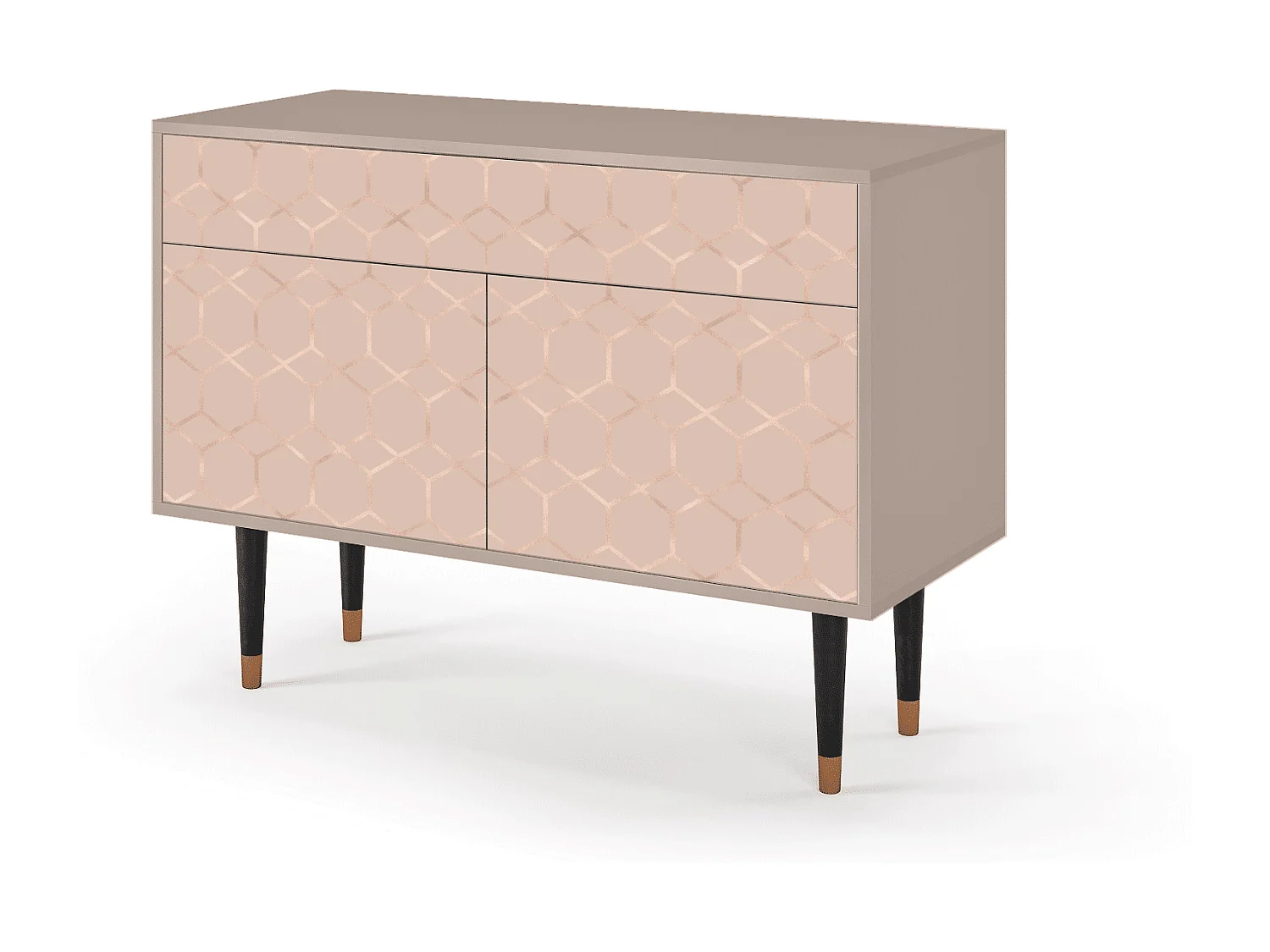 Dressoir - 115x85x48 cm - BS4 - Rose Honeycomb, Latte