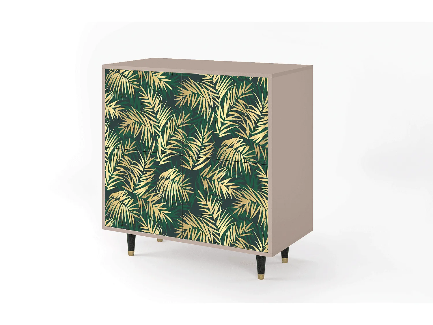 Credenza - 94x96x48 cm - BS3 - Sunny Palm Tree, Latte