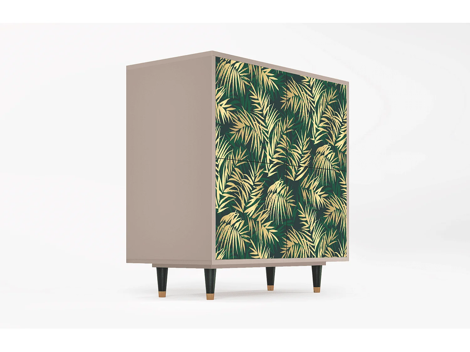 Credenza - 94x96x48 cm - BS3 - Sunny Palm Tree, Latte
