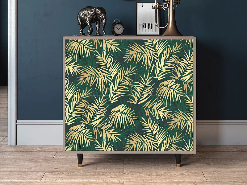Credenza - 94x96x48 cm - BS3 - Sunny Palm Tree, Latte