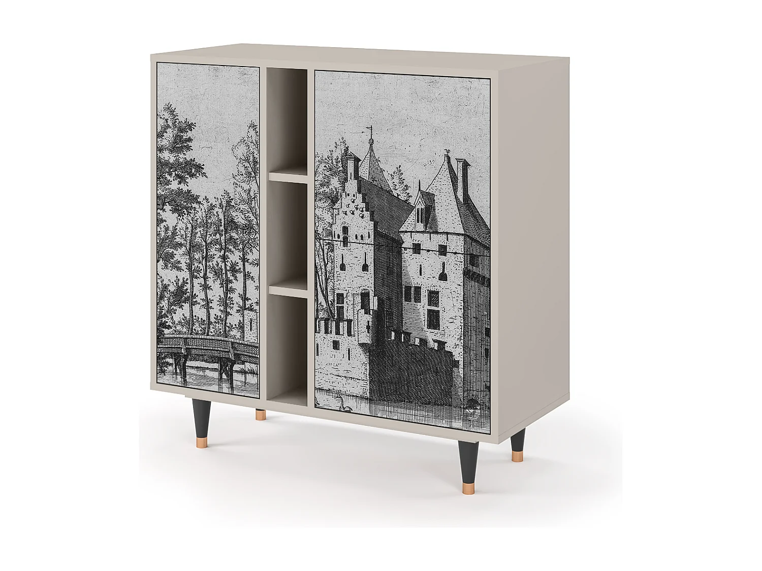 Credenza - 94х96х41 cm - BS5 - Castle by Breugel, Sabbia