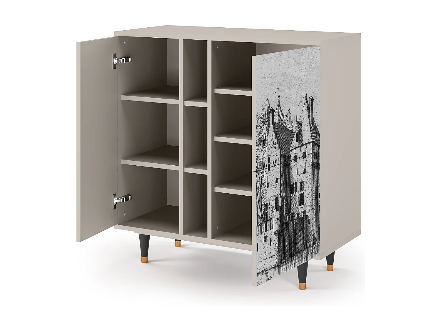 Credenza - 94х96х41 cm - BS5 - Castle by Breugel, Sabbia