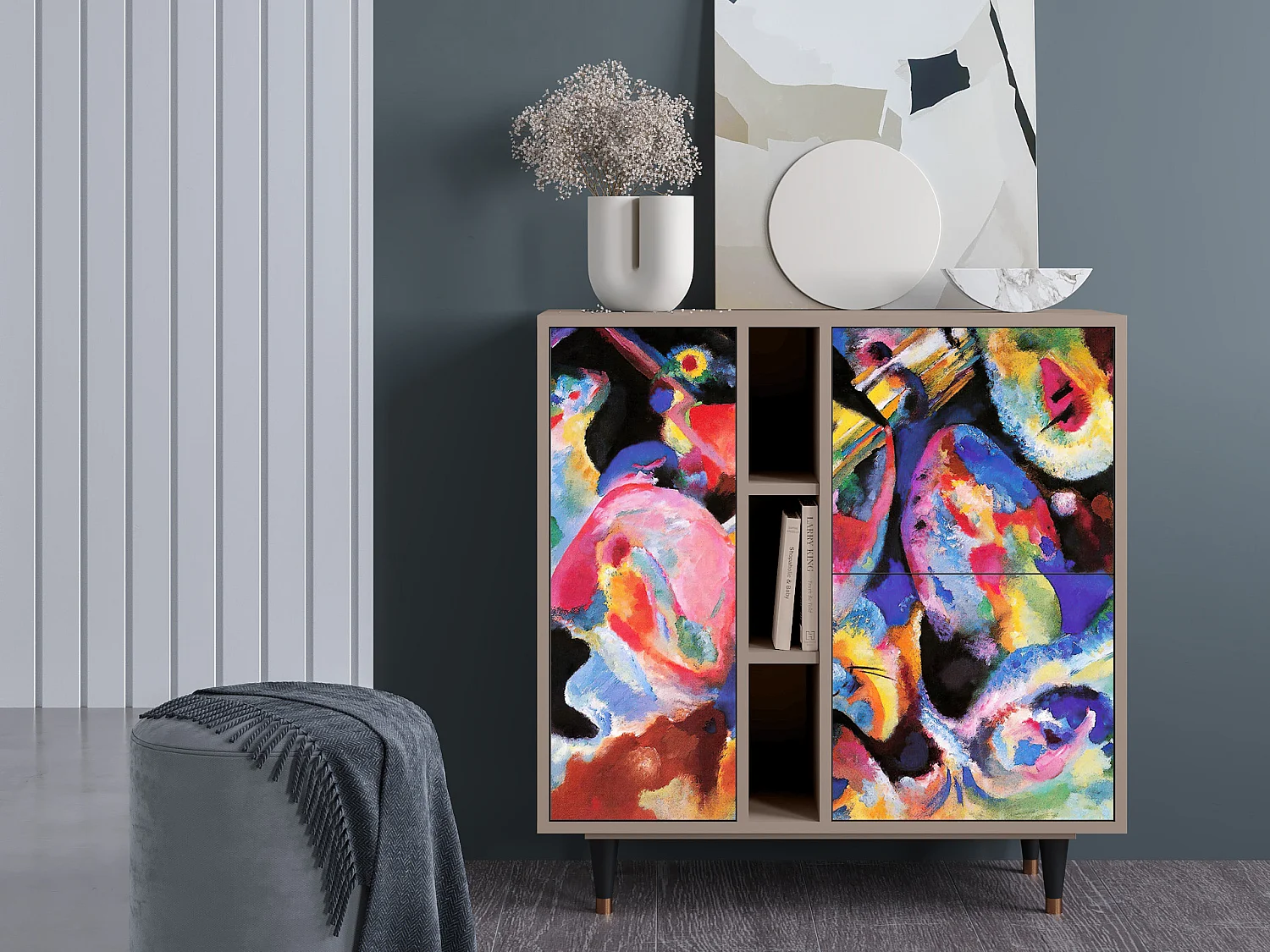 Sideboard - 94х96х41 cm - BS5 - Kandinsky, Latte
