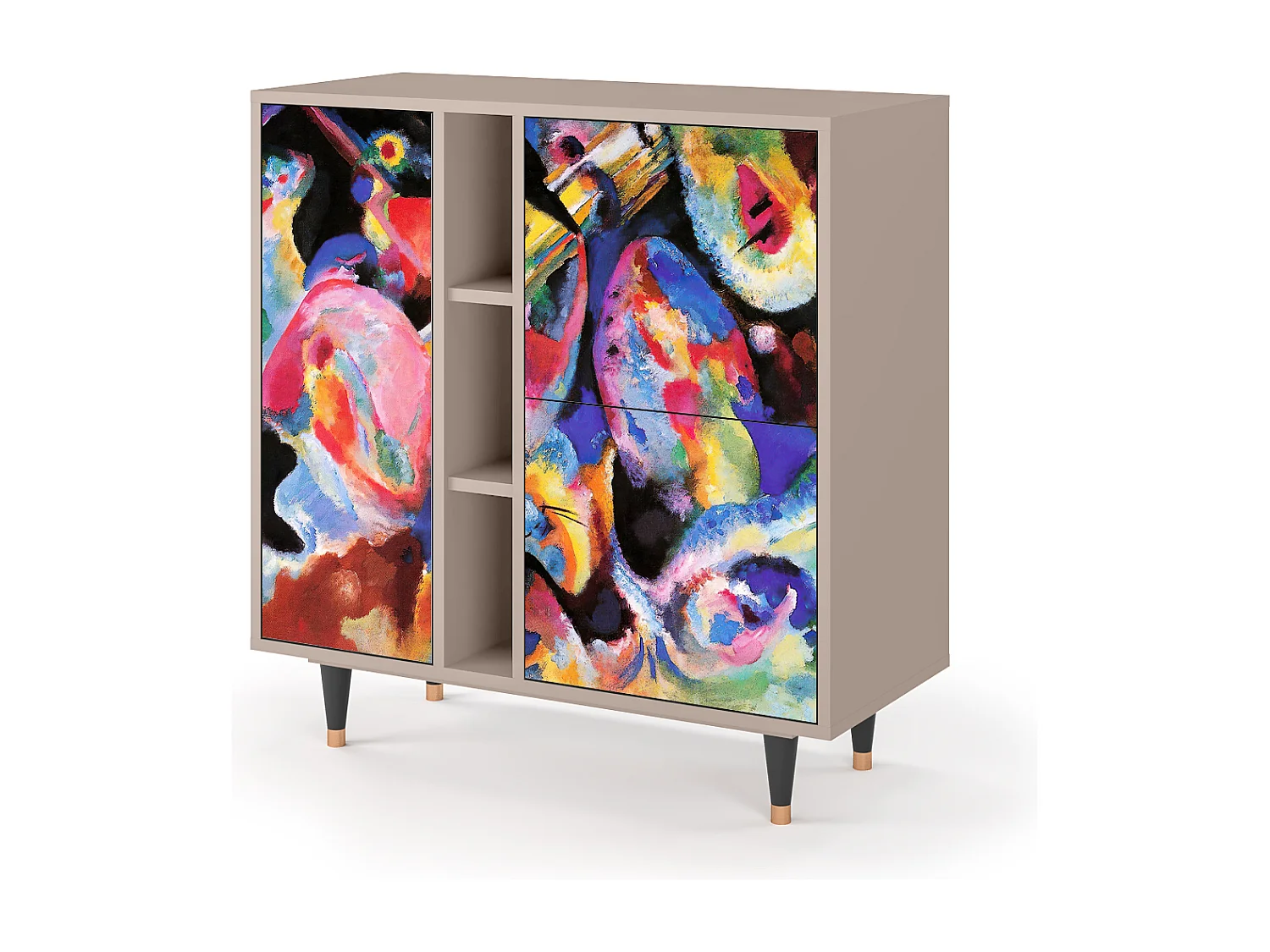 Sideboard - 94х96х41 cm - BS5 - Kandinsky, Latte