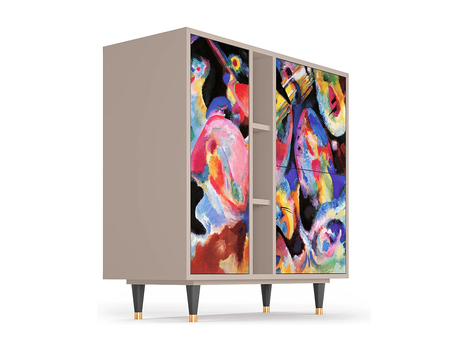 Sideboard - 94х96х41 cm - BS5 - Kandinsky, Latte