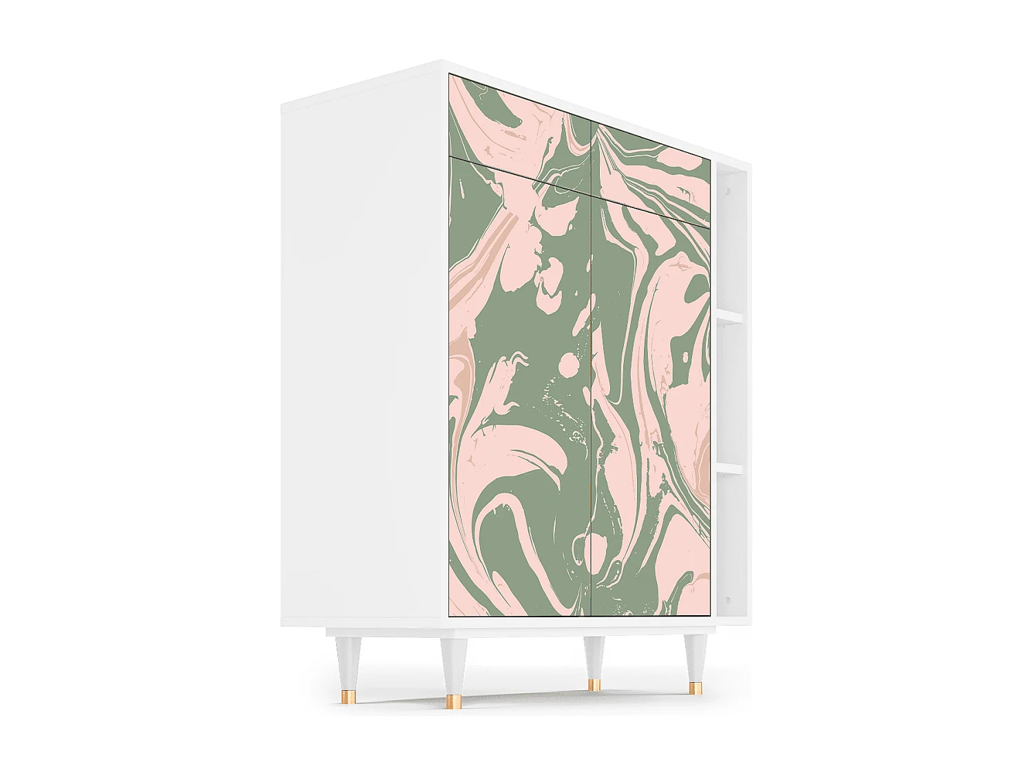 Aparador - 96х110х41 cm - BS6 - Aquarelle, Branco