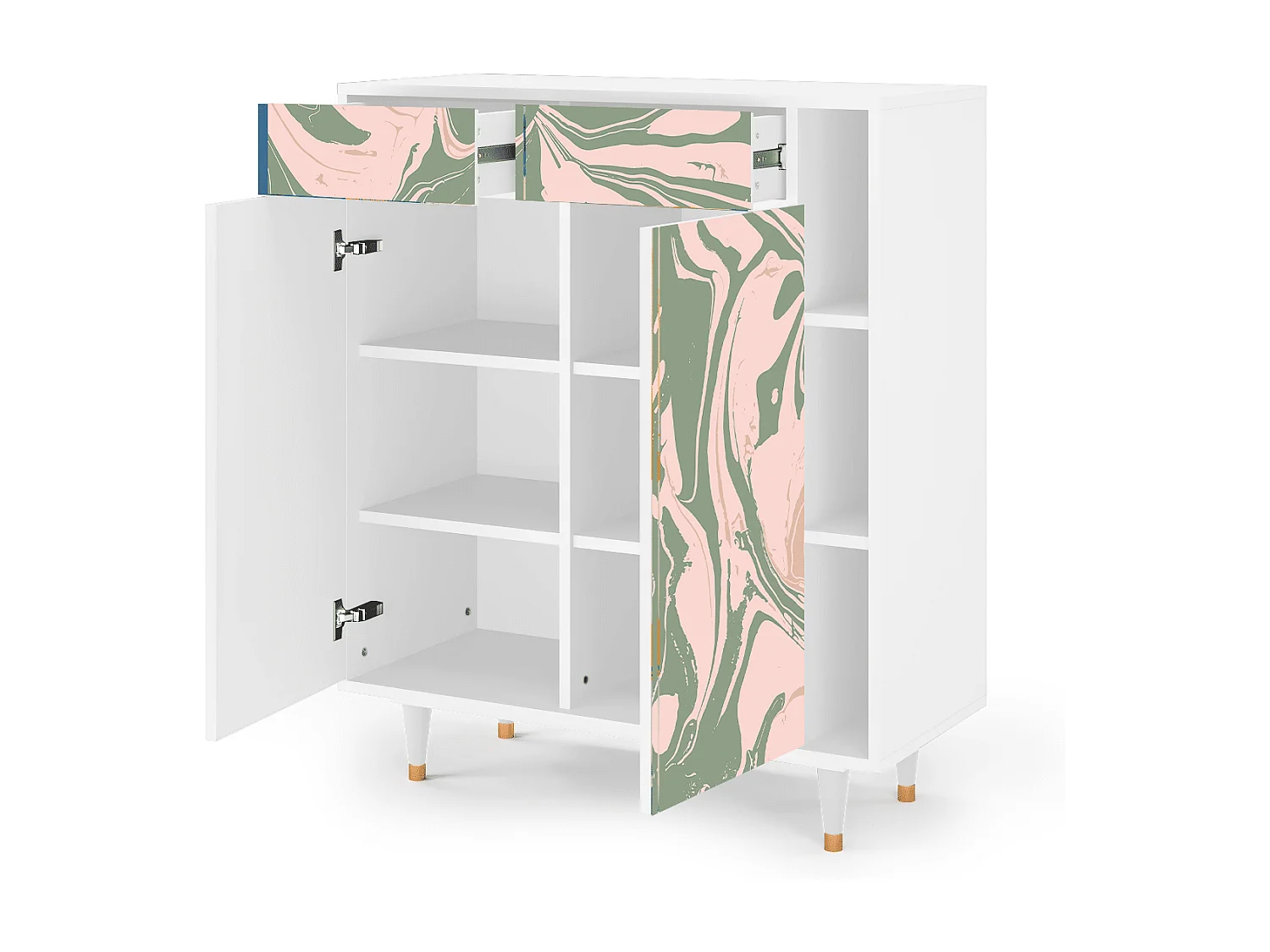 Aparador - 96х110х41 cm - BS6 - Aquarelle, Branco