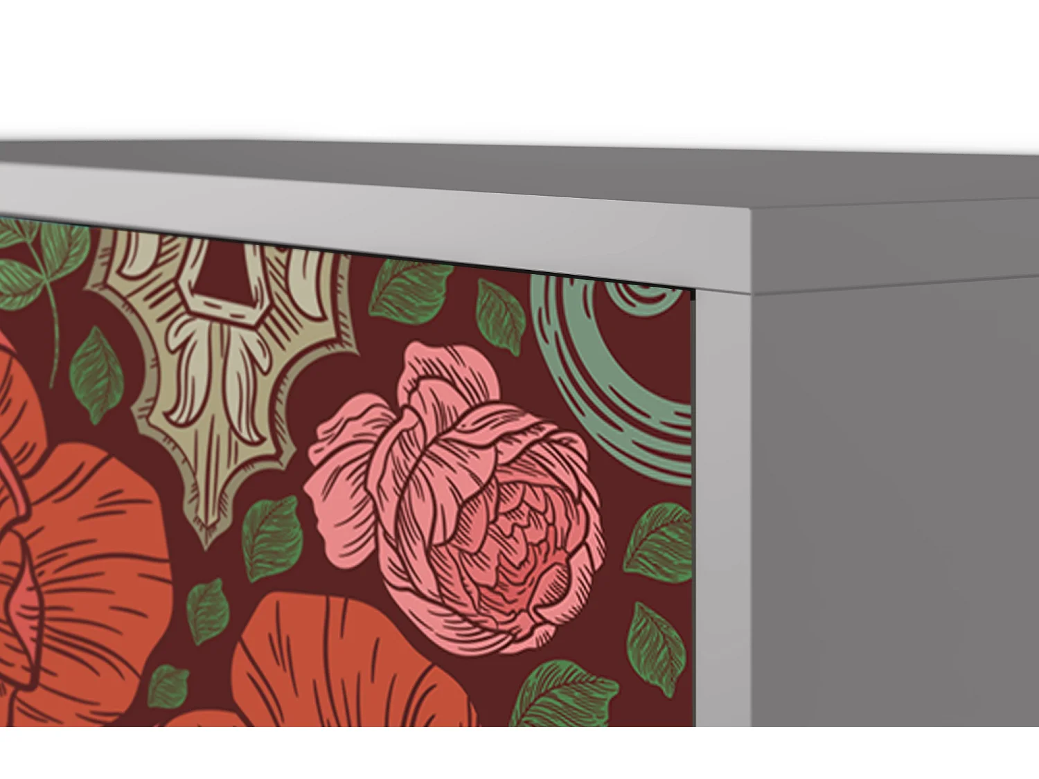 Buffet - 115х84х41 cm - S3 - Poppy Garden, Gris