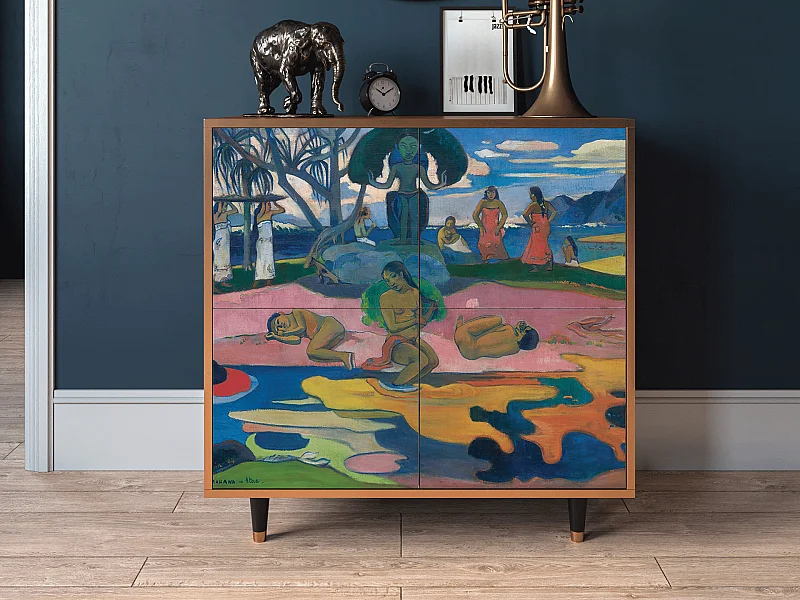 Dressoir - 94x96x48 cm - BS3 - Day of the God, Walnoot