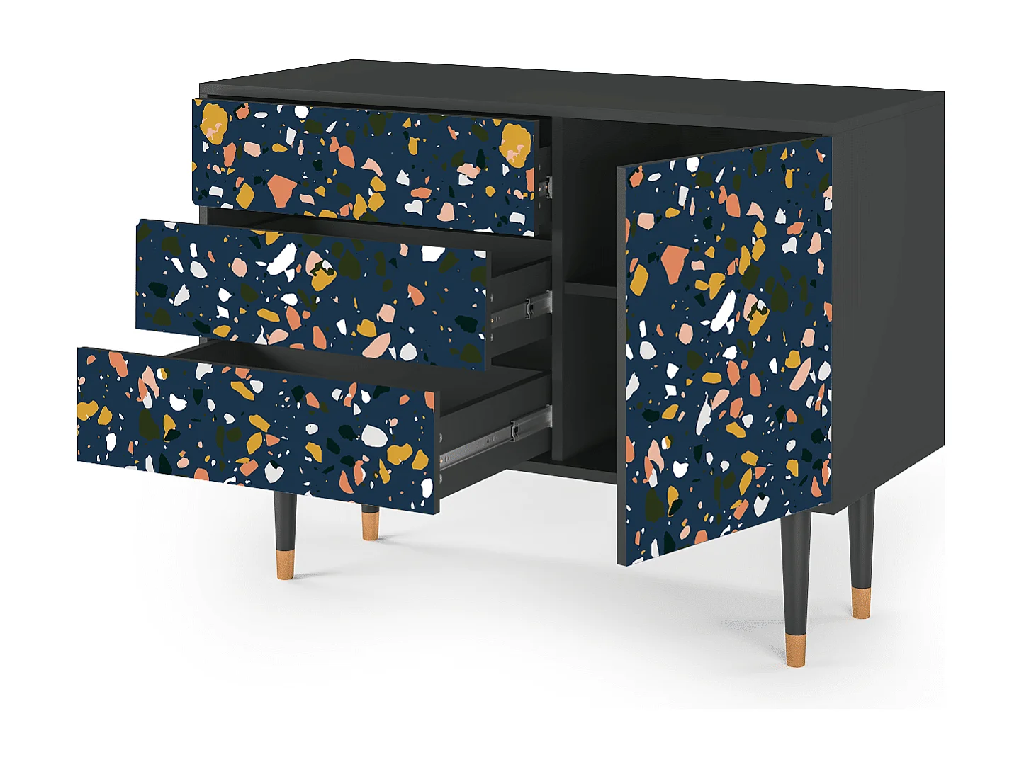 Buffet - 115х84х41 cm - S3 - Night Sky Langhterns, Anthracite