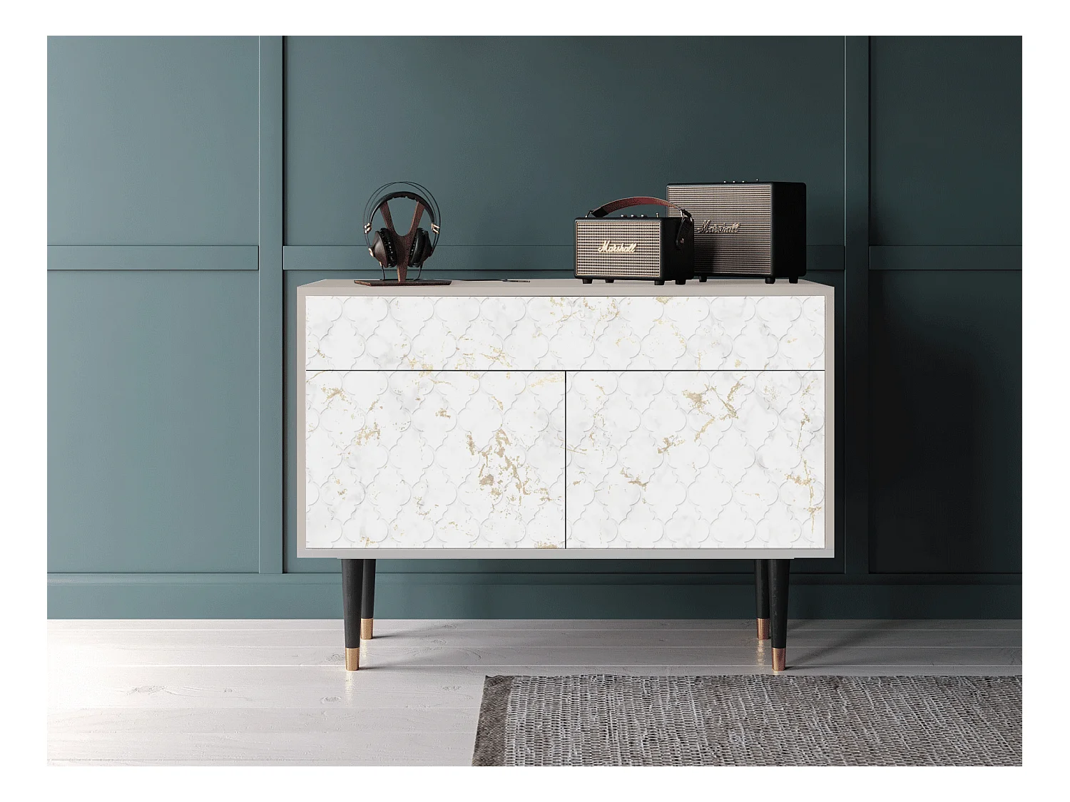 Sideboard - 115x85x48 cm - BS4 - Sweet Cotton, Sand