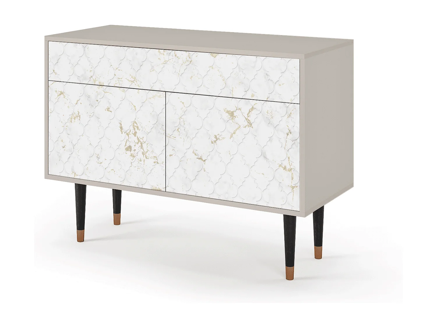 Credenza - 115x85x48 cm - BS4 - Sweet Cotton, Sabbia