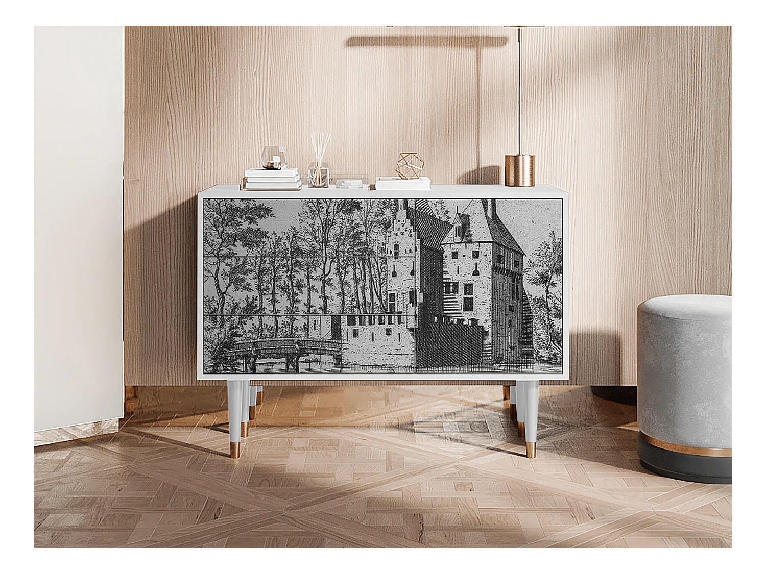 Buffet - 115х84х41 cm - S3 - Castle by Breugel, Blanc