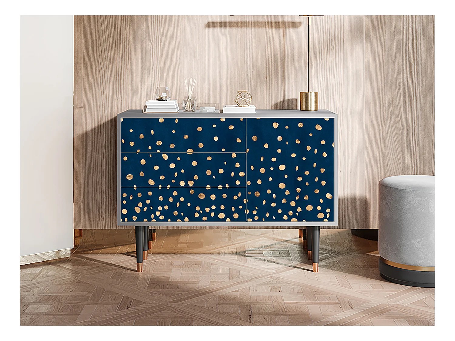 Buffet - 115х84х41 cm - S3 - Night Skies, Gris