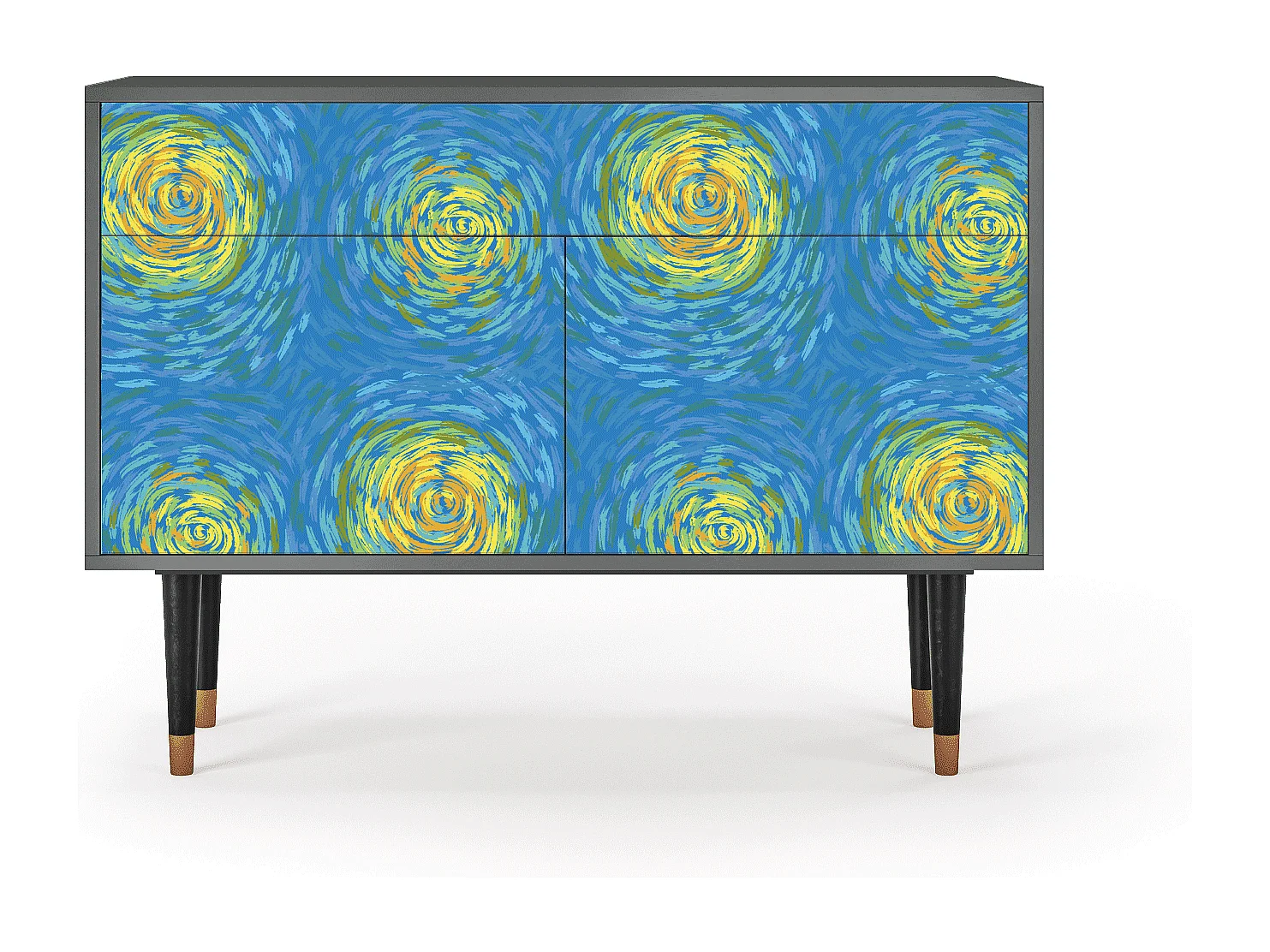 Buffet - 115x85x48 cm - BS4 - Van Gogh Lights, Anthracite