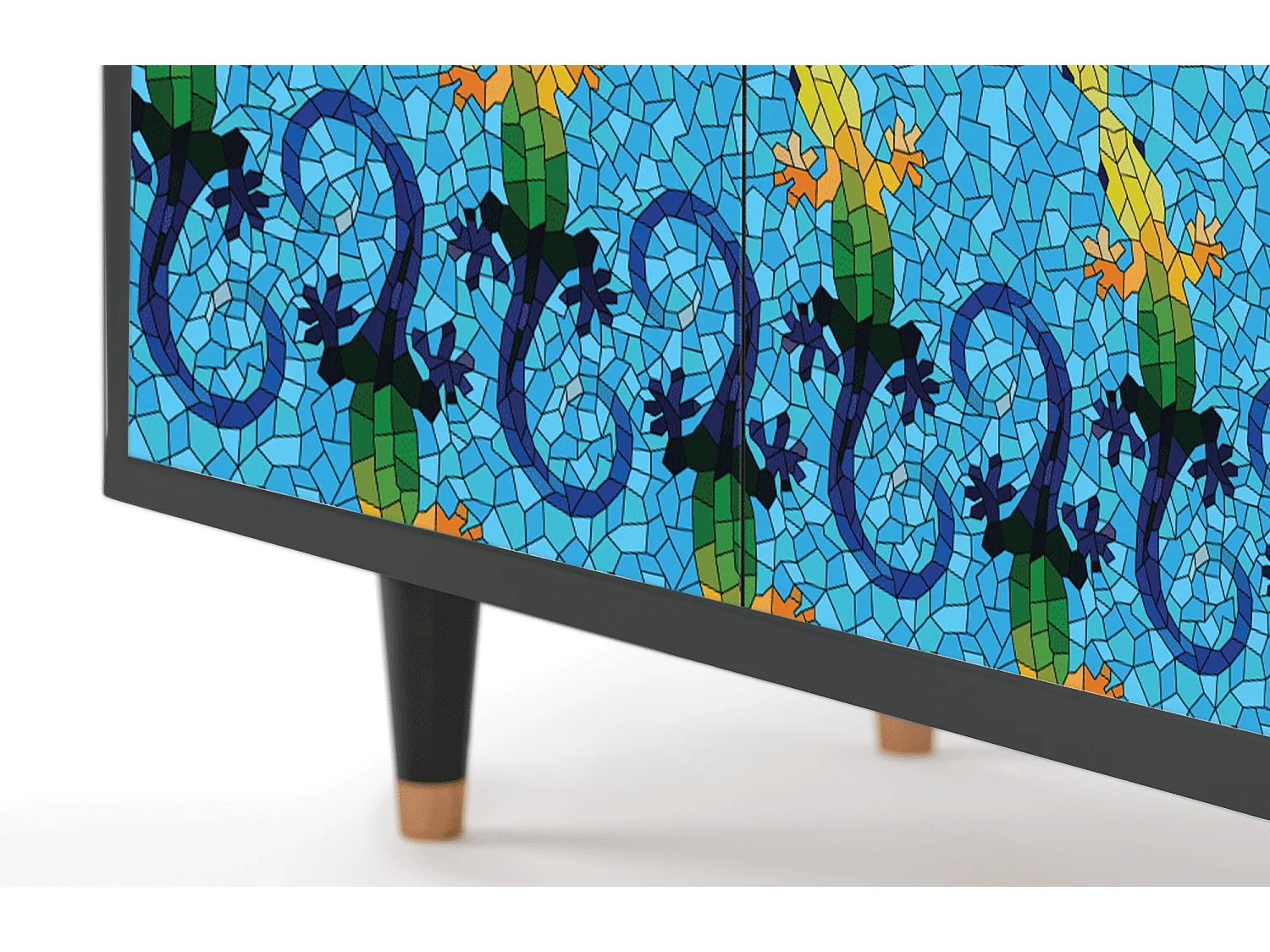 Dressoir - 94x96x48 cm - BS3 - Gaudi's Lizard, Antraciet