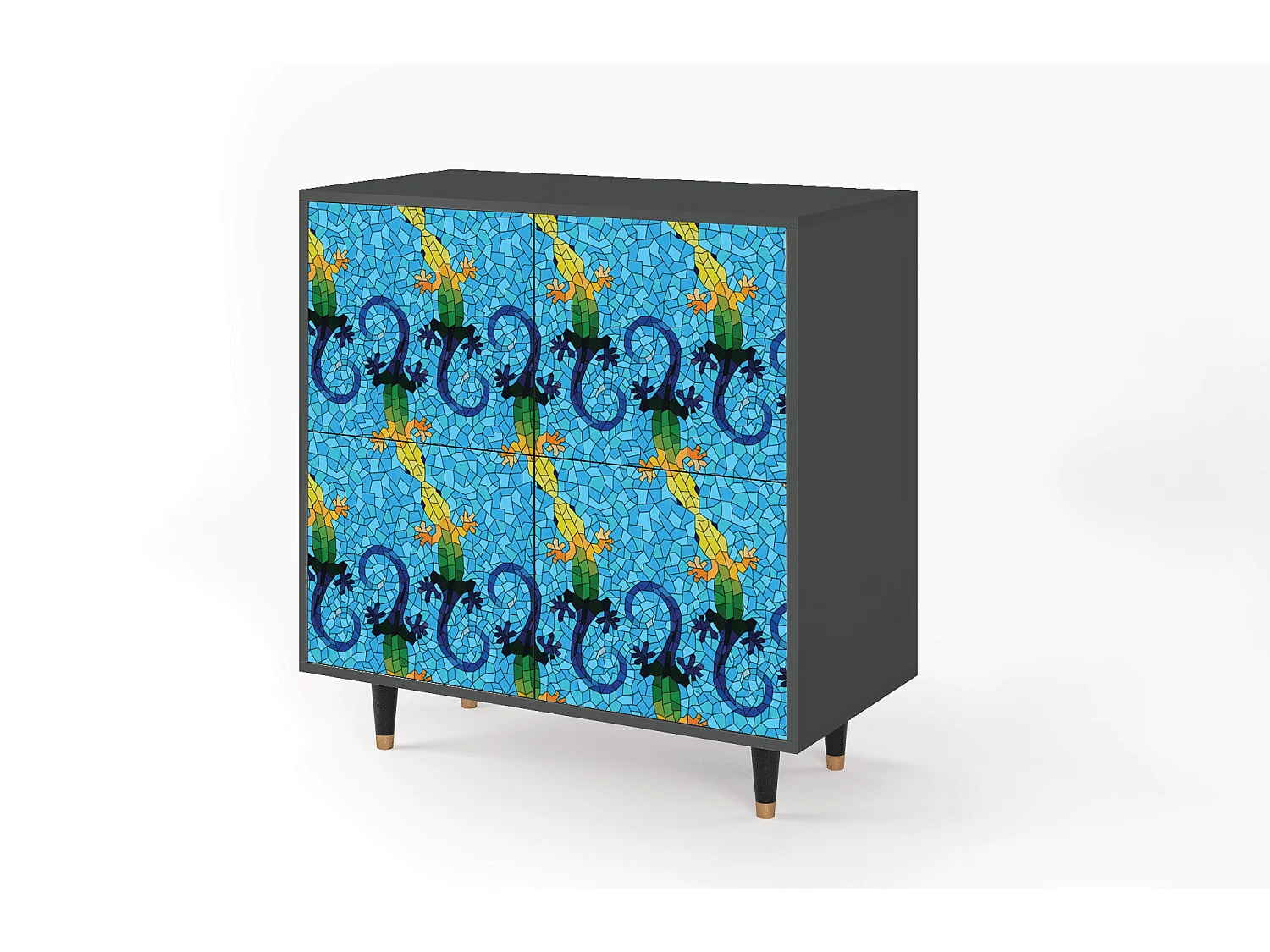 Buffet - 94x96x48 cm - BS3 - Gaudi's Lizard, Anthracite