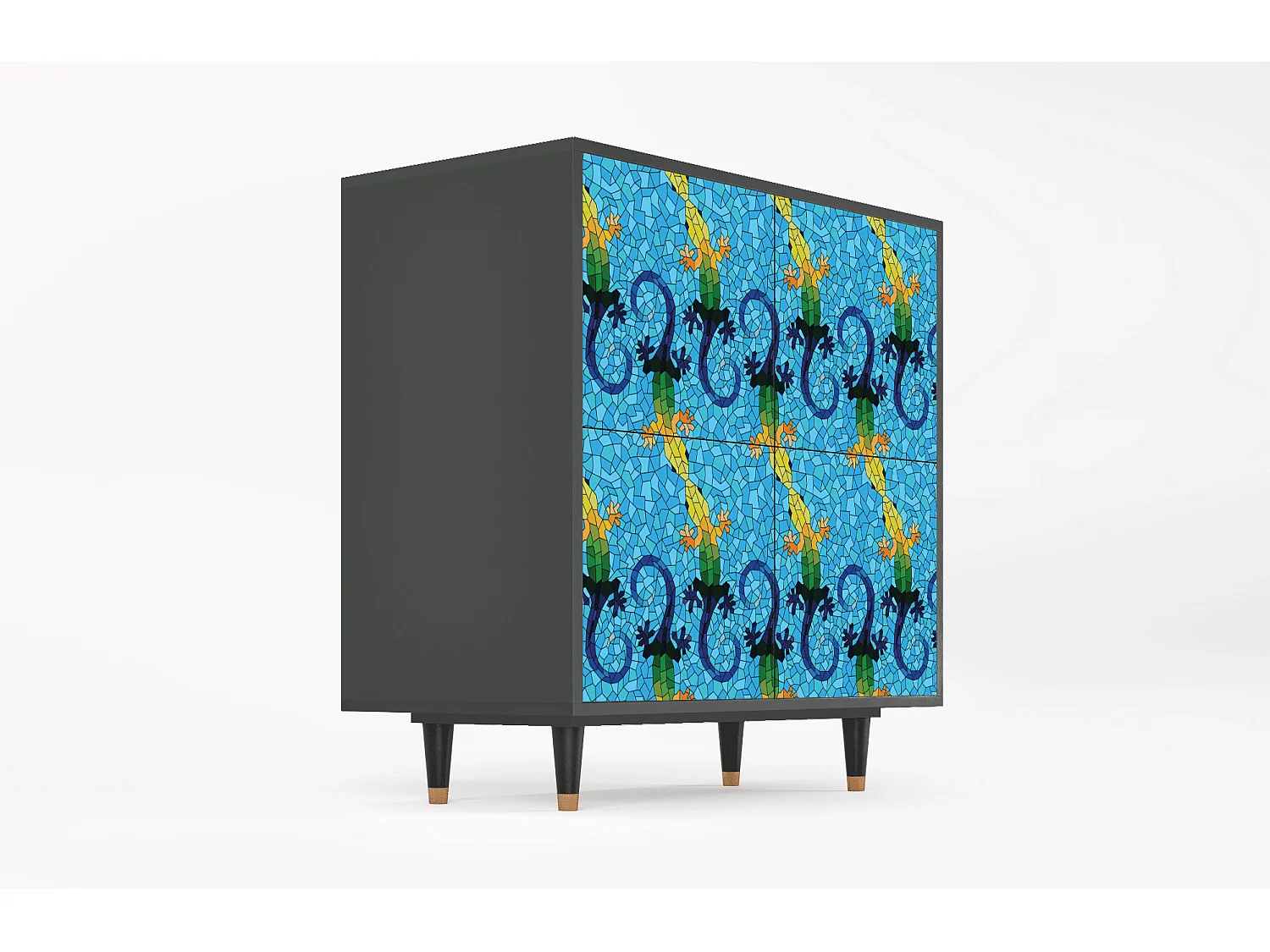 Buffet - 94x96x48 cm - BS3 - Gaudi's Lizard, Anthracite