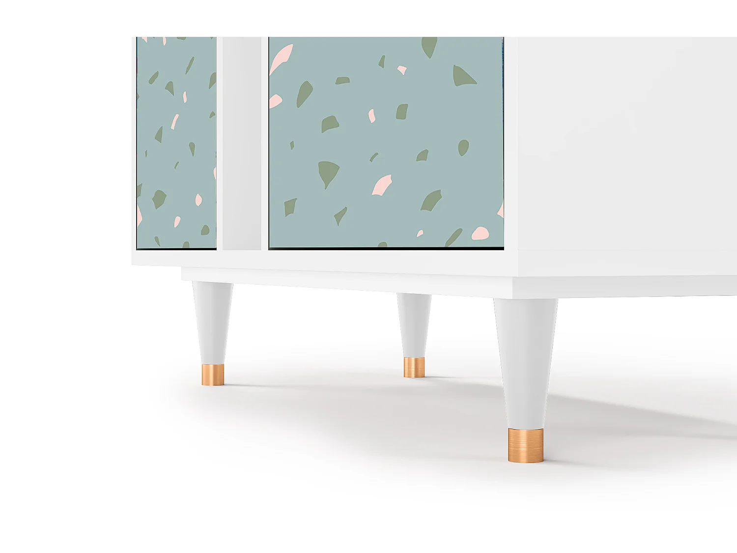 Buffet - 94х96х41 cm - BS5 - Blue Drops, Blanc