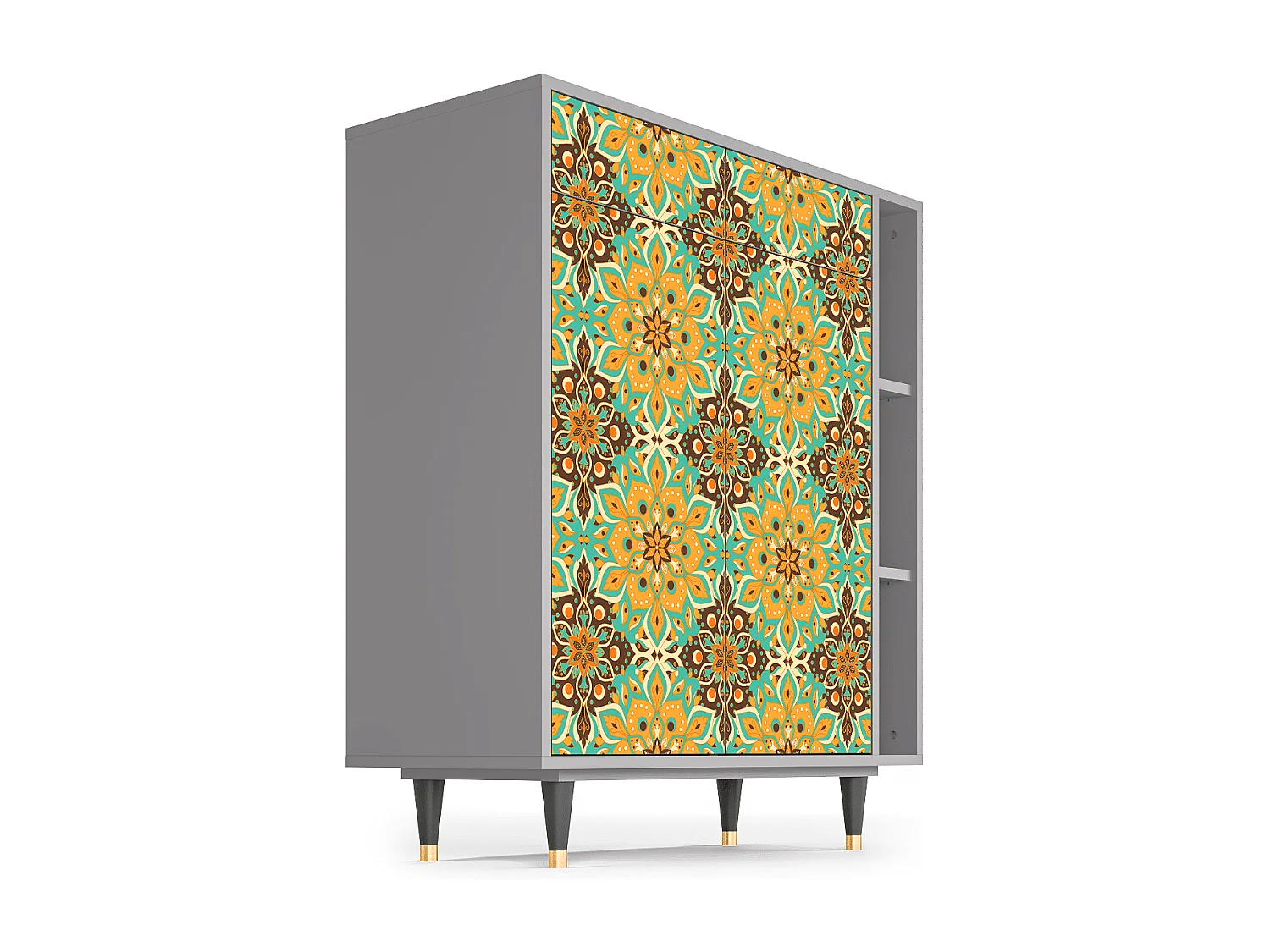 Buffet - 96х110х41 cm - BS6 - Indian Spices, Gris