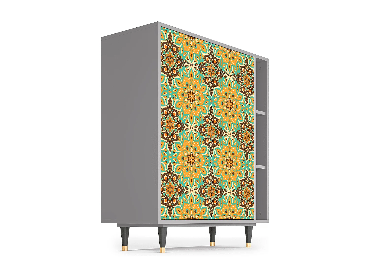 Buffet - 96х110х41 cm - BS6 - Indian Spices, Gris